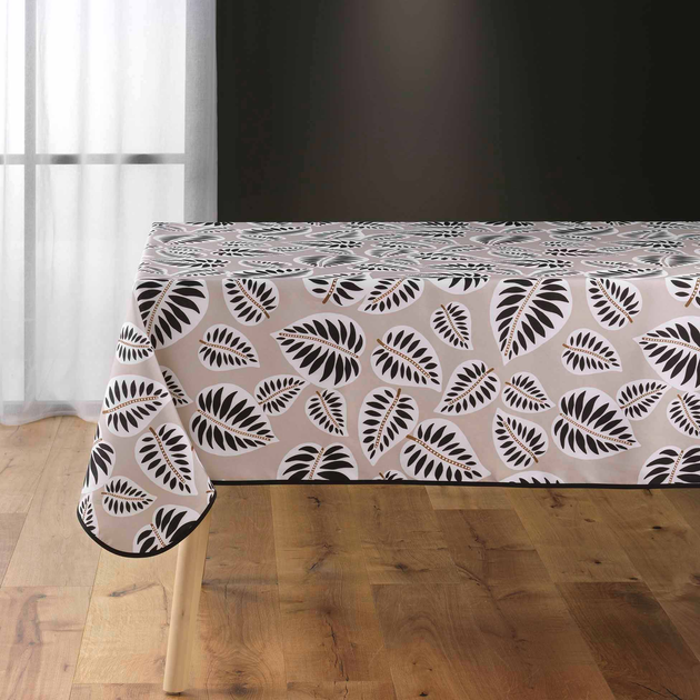 Obrus Douceur d'intérieur Alma poliestrowy z nadrukiem beżowy 150 x 240 cm (3574387232820) - obraz 3