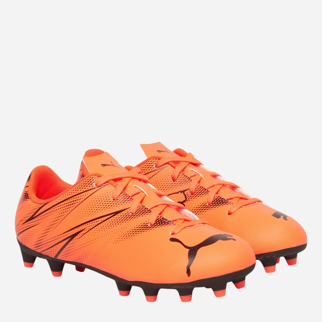 Buty piłkarskie korki młodzieżowe chłopięce Puma Attacanto FG/AG Jr 10748014 37.5 (4.5UK) Pomarańczowe - obraz 2