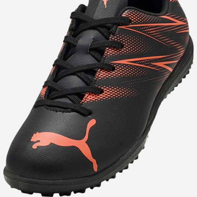 Підліткові футбольні бутси-сороконіжки для хлопчика Puma Attacanto TT Jr 10748112 38 (5UK) Чорні (4067983121197) - зображення 5