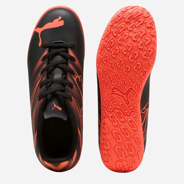 Підліткові футбольні бутси-футзалки для хлопчика Puma Attacanto IT Jr 10748212 38 (5UK) Чорні (4067983134333) - зображення 4