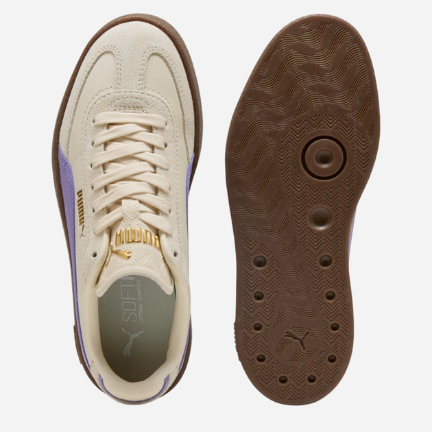 Підліткові кеди для дівчинки Puma Puma Club II Era Jr 40148903 37 (4UK) Бежеві (4067983983863) - зображення 4