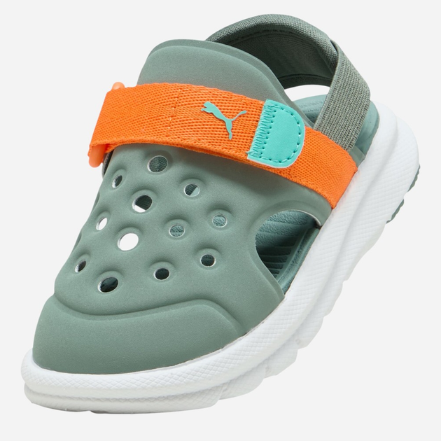 Sandały chłopięce Puma Evolve Sandal AC Inf 38914815 38 (5UK) Turkusowe - obraz 4