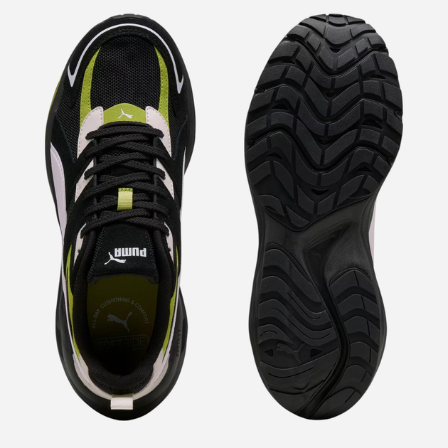 Жіночі кросівки Puma Hypnotic LS 39529531 40.5 (7UK) Чорний/Салатовий (4067983935244) - зображення 4