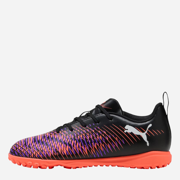 Buty piłkarskie turfy młodzieżowe chłopięce Puma Future 8 Play TT Jr 10839601 36 (3.5UK) Czarne z czerwonym i fioletowym - obraz 3