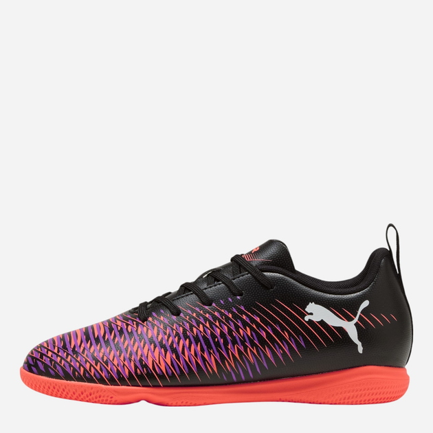 Підліткові футбольні бутси-футзалки для хлопчика Puma Future 8 Play IT Jr 10839701 38.5 (5.5UK) Чорні з червоним і фіолетовим (4067983085024) - зображення 3