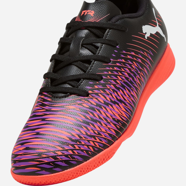 Підліткові футбольні бутси-футзалки для хлопчика Puma Future 8 Play IT Jr 10839701 37.5 (4.5UK) Чорні з червоним і фіолетовим (4067983085017) - зображення 5