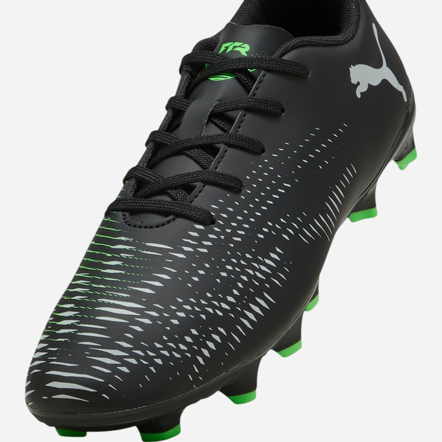 Підліткові футбольні бутси для хлопчика Puma Future 8 Play FG/AG Jr 10814402 38.5 (5.5UK) Чорні з темно-зеленим (4067983074554) - зображення 5