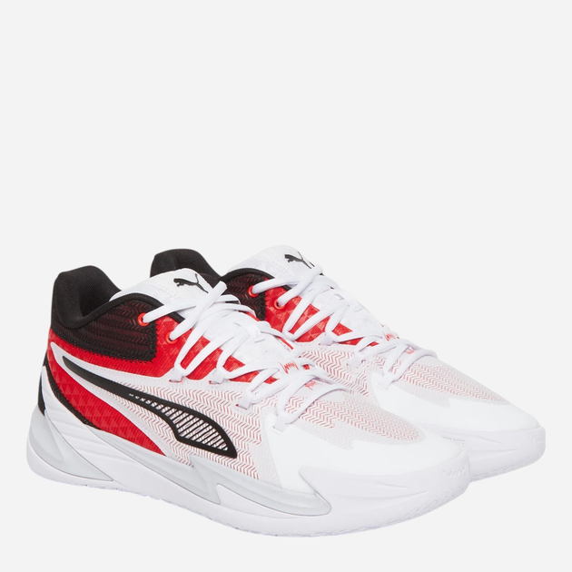 Buty do koszykówki męskie Puma Dagger 31135302 42.5 (8.5UK) Biały/Czerwony - obraz 2