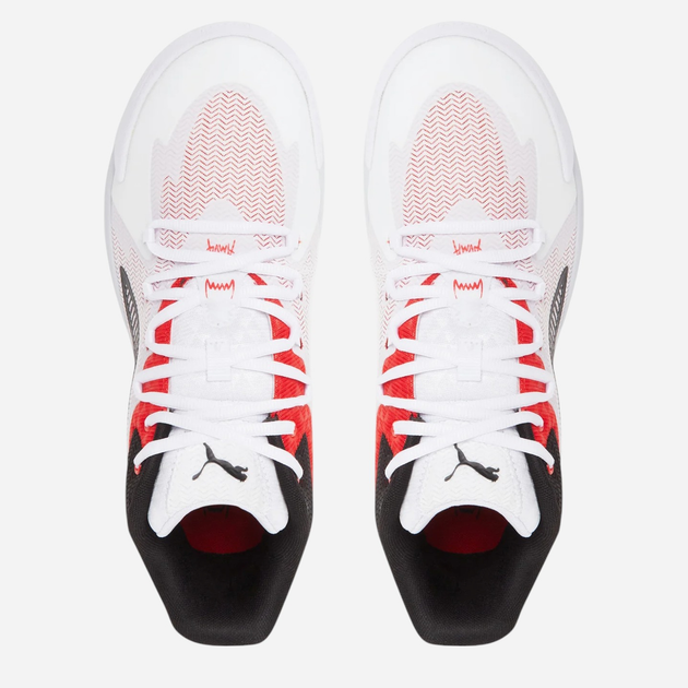 Чоловічі кросівки для баскетболу Puma Dagger 31135302 44 (9.5UK) Білий/Червоний (4067983005930) - зображення 4