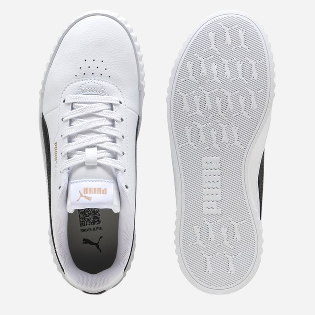 Жіночі кеди низькі Puma Carina 3.0 40036503 38 (5UK) Білий/Чорний (4067983964435) - зображення 4
