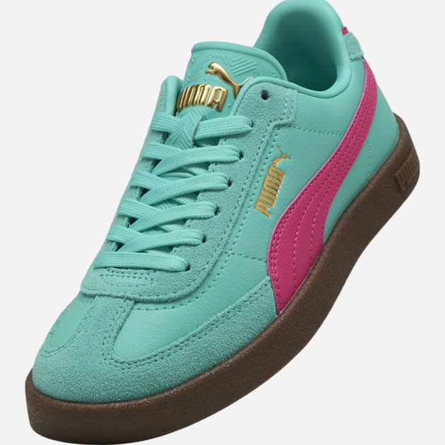 Sneakersy młodzieżowe dziewczęce sznurowane Puma Puma Club II Era Jr 40148904 39 (6UK) Turkusowe - obraz 5