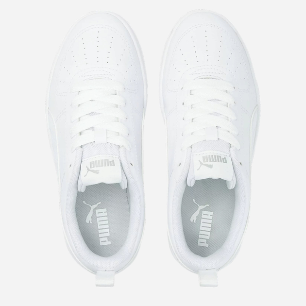 Sneakersy młodzieżowe chłopięce Puma Rickie Jr 38431101 37 (4UK) Białe - obraz 5