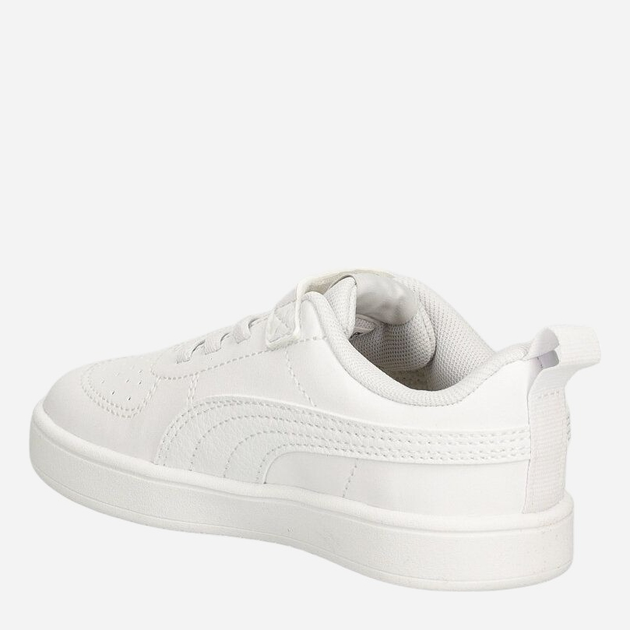 Sneakersy chłopięce na rzepy Puma Rickie AC+ Inf 38431401 25 (8UK) Białe - obraz 3