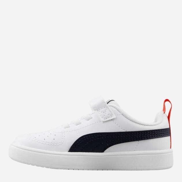 Дитячі кеди для хлопчика Puma Rickie AC+ Inf 38431409 21 (4.5UK) Білі з темно-синім (4065449353793) - зображення 3