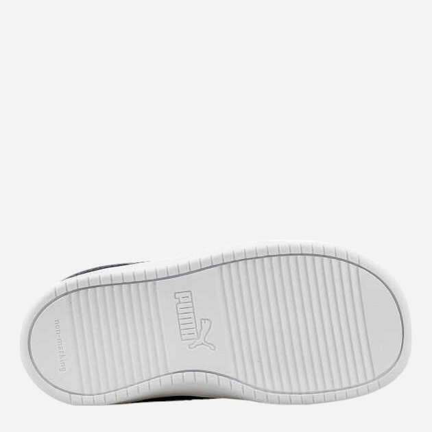 Sneakersy chłopięce na rzepy Puma Rickie AC+ Inf 38431409 27 (9UK) Białe z granatowym - obraz 4