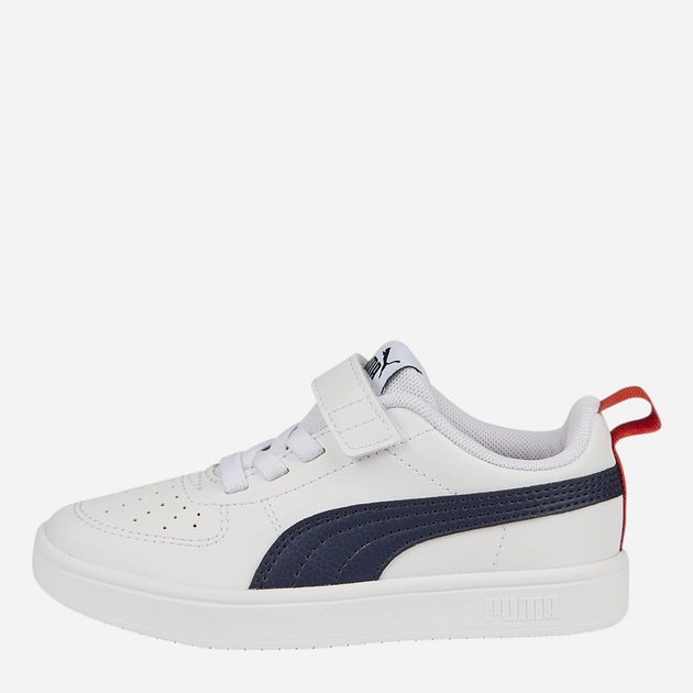 Sneakersy chłopięce na rzepy Puma Rickie AC+ PS 38583609 28 (10UK) Białe - obraz 1