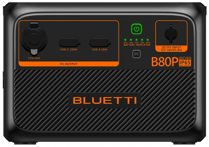 Додаткова батарея Bluetti B80P Expansion Battery (B80P-UN-GY-BL-010) - зображення 1