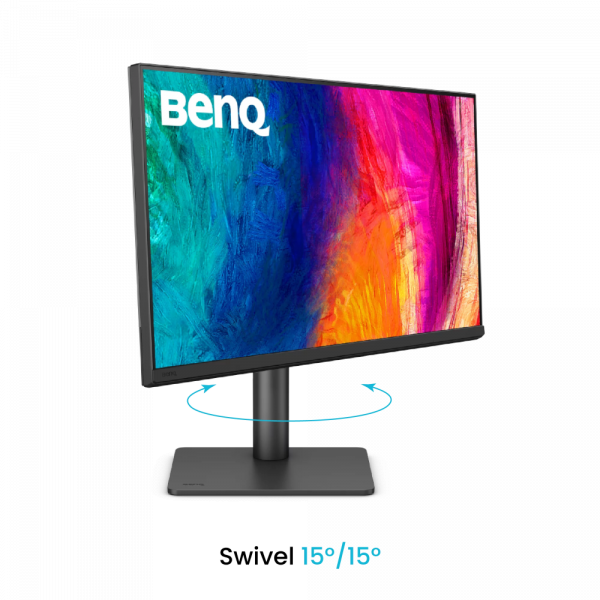 BENQ 27" 16:9 IPSпрофесійний рк монітор, 2560х1440, 10 0 Гц, 5 мс (GtG), 95% p3, hdr, kvm свіч, 1xHDMI 2. pd2706qn Grey - зображення 7