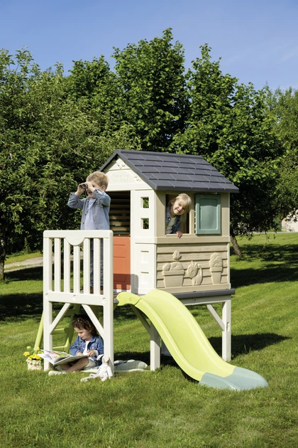 Domek Smoby Toys Life Letni wypoczynek na podporach 243x160x197 cm (7600810802) (3032168108028) - obraz 8