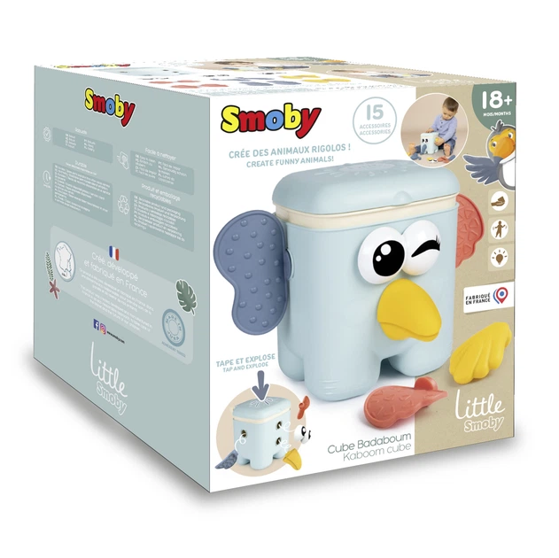 Іграшка для розвитку Smoby Little Кумедний куб-сортер 140316 (3032161403168) - зображення 3