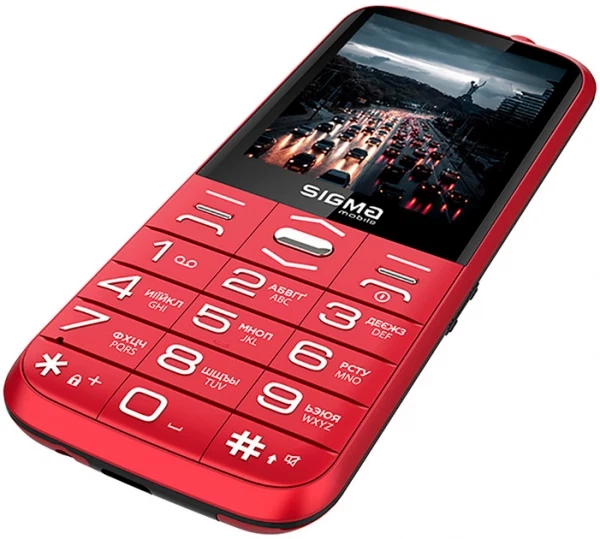 Мобильный телефон Sigma Comfort 50 Grace Type-C Red - изображение 2