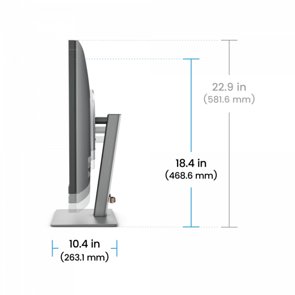 BENQ 31.5" 16:9 ips рк монітор, 3840х2160, 60 Гц, 5 мс (GtG), 98% p3, hdr, kvm свіч, 2xHDMI 2.0/1xDP 1.4/rd320u Metallic Grey - Фото 9 BENQ 31.5" 16:9 ips рк монітор, 3840х2160, 60 Гц, 5 мс (GtG), 98% p3, hdr, kvm свіч, 2xHDMI 2.0/1xDP 1.4/rd320u Metallic Grey - зображення 9