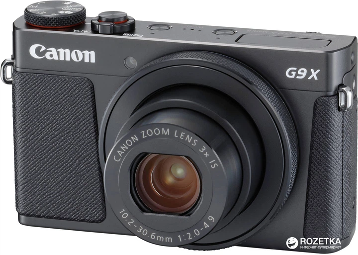 Фотоаппарат Canon PowerShot G9 X Mark II Black (1717C013) купить