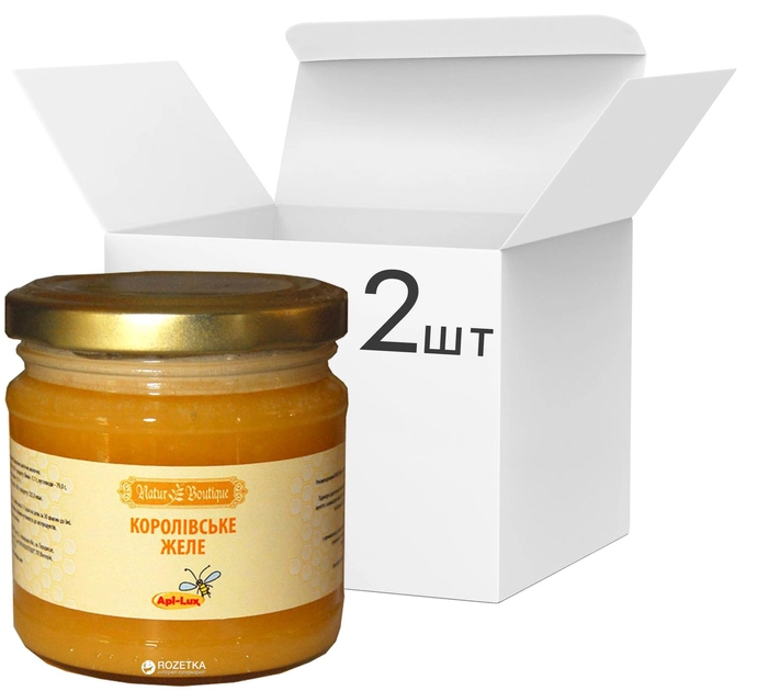 Акция на Упаковка медової суміші Natur Boutique Королівське желе 245 г х 2 шт от Rozetka