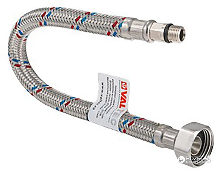 Шланг для води VALTEC для змішувача М10х18 - G1/2\" 60 см (VTf.003.IS ...