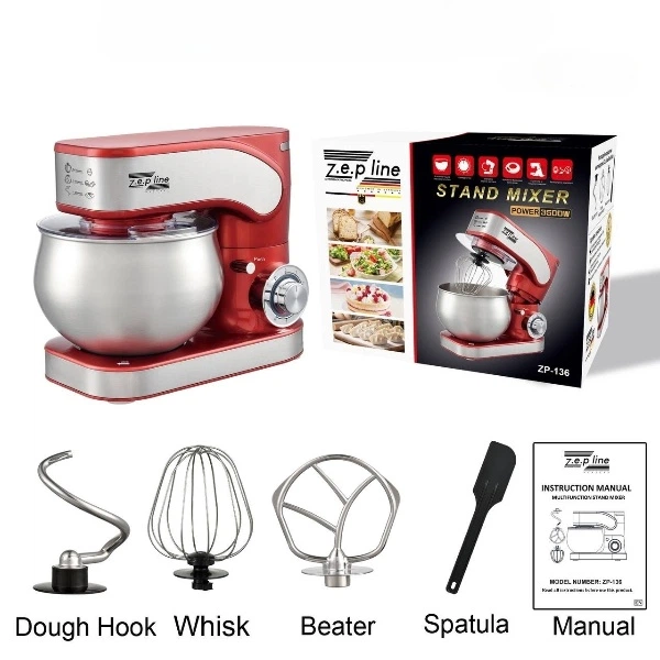 Планетарный миксер тестомес Zepline ZP-136 стационарный с