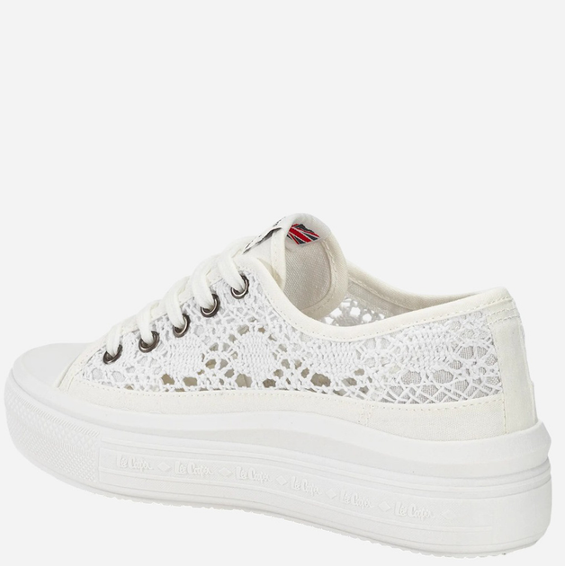 Жіночі кеди низькі Lee Cooper LCW-23-44-1617L 40 25.9 см Білі (5904292117482) - зображення 3