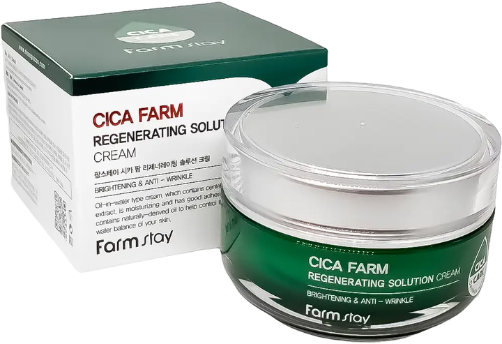 Krem do twarzy FarmStay Cica Farm Regenerating Solution z centellą 50 ml (8809635230651) - obraz 2