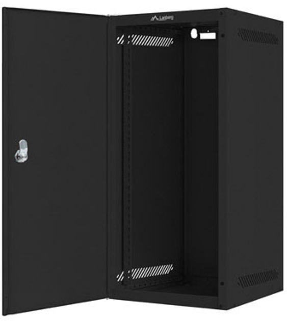 Szafa wisząca serwerowa Lanberg 10" 12U 280x310 Black (WF10-2312-00B) - obraz 4
