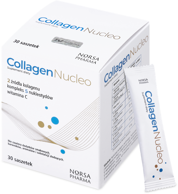 Suplement diety Norsa Pharma Collagen Nucleo 30 saszetek (5905669770163) - obraz 4
