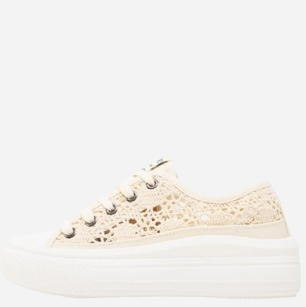 Жіночі кеди низькі Lee Cooper LCW-23-44-1620L 38 24.7 см Бежеві (5904292117765) - зображення 3