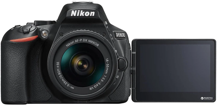 家電 Nikon D5600 Фотоаппарат Nikon D5600 AF-P 18-55mm f/3.5-5.6G VR Black