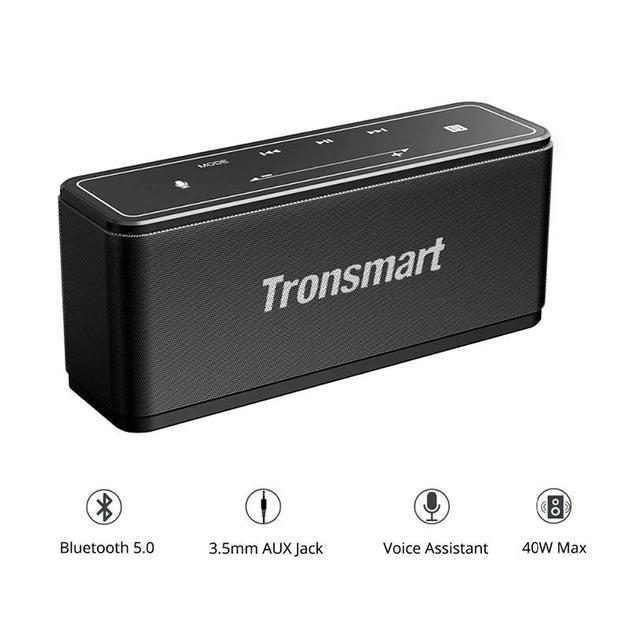 Портативная беспроводная Bluetooth колонка Tronsmart Mega BT5.0, AUX, 40W, TWS, NFC, DSP, 15h Max | Black - изображение 4