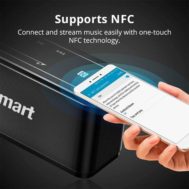Портативная беспроводная Bluetooth колонка Tronsmart Mega BT5.0, AUX, 40W, TWS, NFC, DSP, 15h Max | Black - изображение 7
