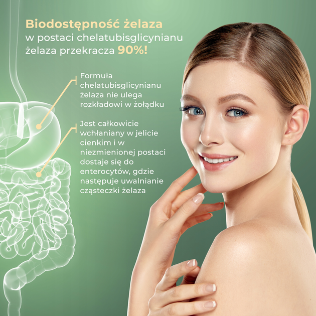 Дієтична добавка NFO Gentle Iron 25 мг 100 таблеток (7090025453588) - зображення 5