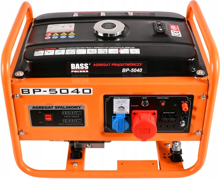 Generator benzynowy Bass Polska 2800/3500 W BP-5040 (5902067625811) - obraz 1