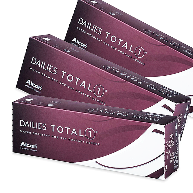 Контактні лінзи Alcon Dailies Total 1 одноденні -0.5 30 шт. - Фото 4 Контактні лінзи Alcon Dailies Total 1 одноденні -0.5 30 шт. - зображення 4