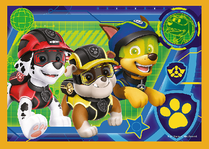Пазли 4 в 1 Цуценячий патруль на відпочинку. Viacom PAW Patrol 34395 (Trefl) - Фото 3 Пазли 4 в 1 Цуценячий патруль на відпочинку. Viacom PAW Patrol 34395 (Trefl) - изображение 3