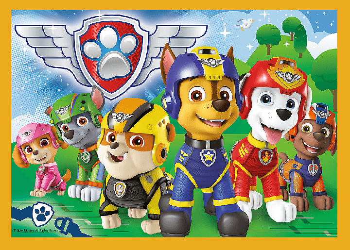 Пазли 4 в 1 Цуценячий патруль на відпочинку. Viacom PAW Patrol 34395 (Trefl) - Фото 5 Пазли 4 в 1 Цуценячий патруль на відпочинку. Viacom PAW Patrol 34395 (Trefl) - изображение 5