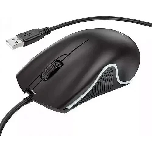 Мышь Hoco GM19 Enjoy Gaming luminous wired mouse Black - изображение 2