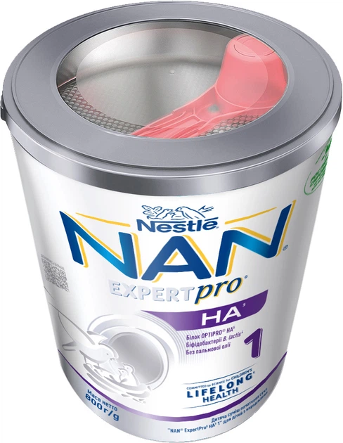 Смесь сухая NAN ExpertPro HA 1 для детей с рождения 800 г (8445292029384) - изображение 5