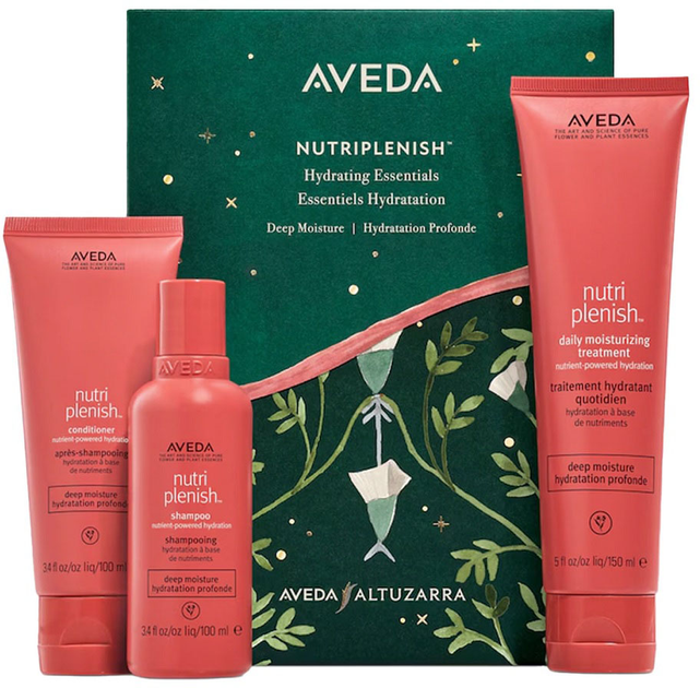 Набір по догляду за волоссям Aveda Nutriplenish Шампунь 100 мл + Кондиціонер 100 мл + Кондиціонер без ополіскування 150 мл (018084064993) - зображення 1