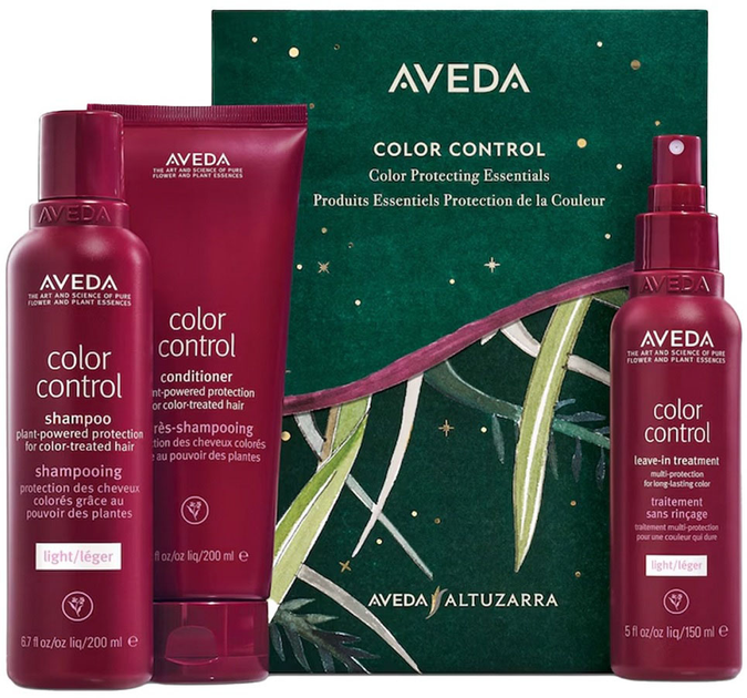 Набір по догляду за волоссям Aveda Color Control Шампунь 200 мл + Кондиціонер 200 мл + Кондиціонер без ополіскування 150 мл (018084065020) - зображення 1