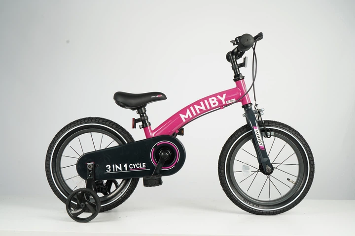 Велосипед-беговел Qplay Miniby 3в1 Pink (CB01MiniByPink) - изображение 4