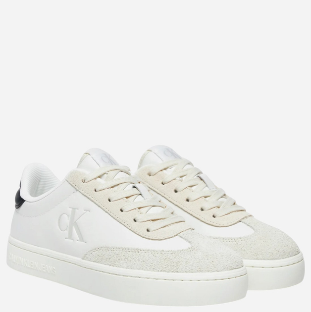 Sneakersy damskie skórzane Calvin Klein YW0YW01611-01W 39 Białe (8720639485420) - obraz 2
