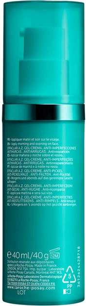 Żel-krem La Roche-Posay Effaclar A.Z. 40 ml (3337875920742) - obraz 2